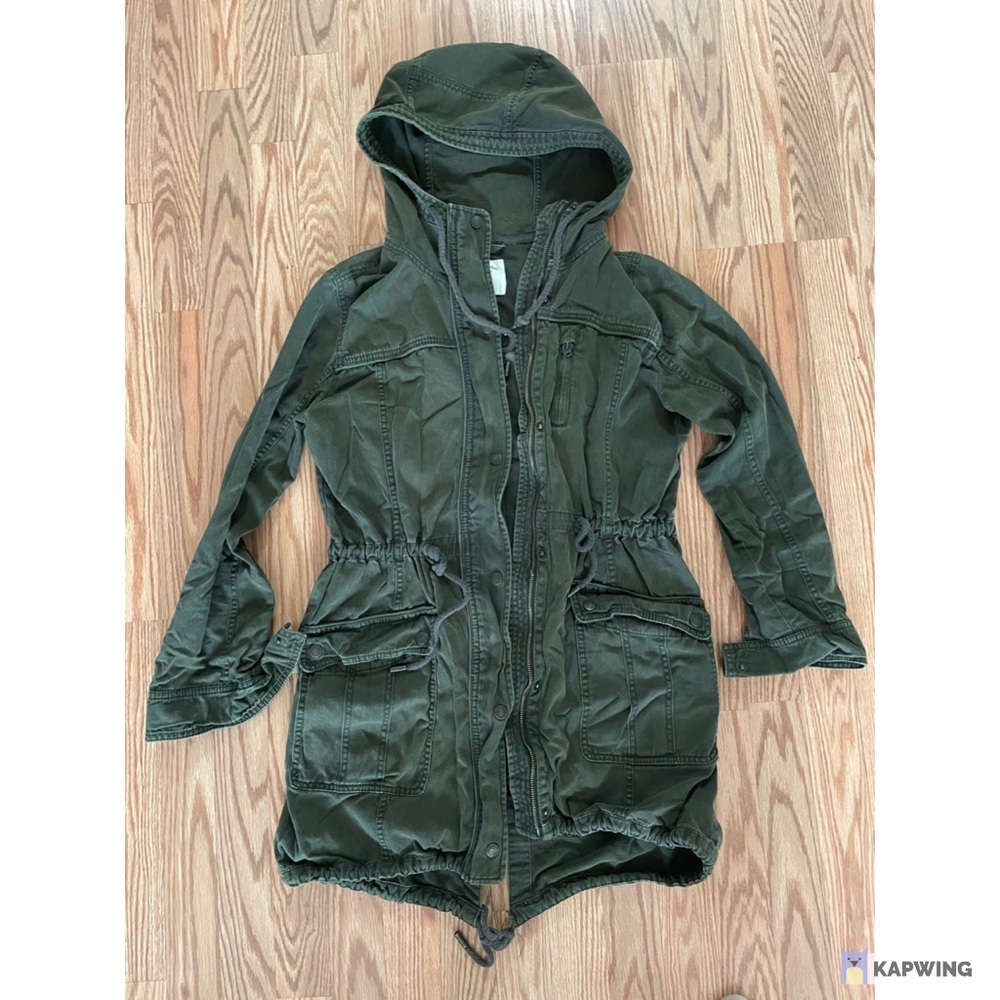 Abercrombie & Fitch Women’s M Green Anorak Jacket